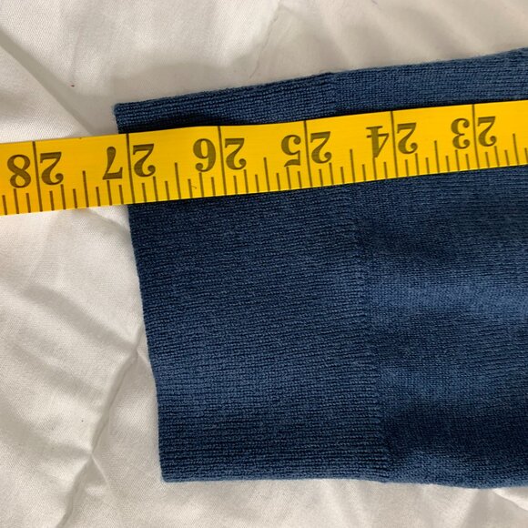 Banana Republic Men’s XXL Blue 100% Merino Wool Lightweight Sweater – Ultra Soft - Picture 12 of 13